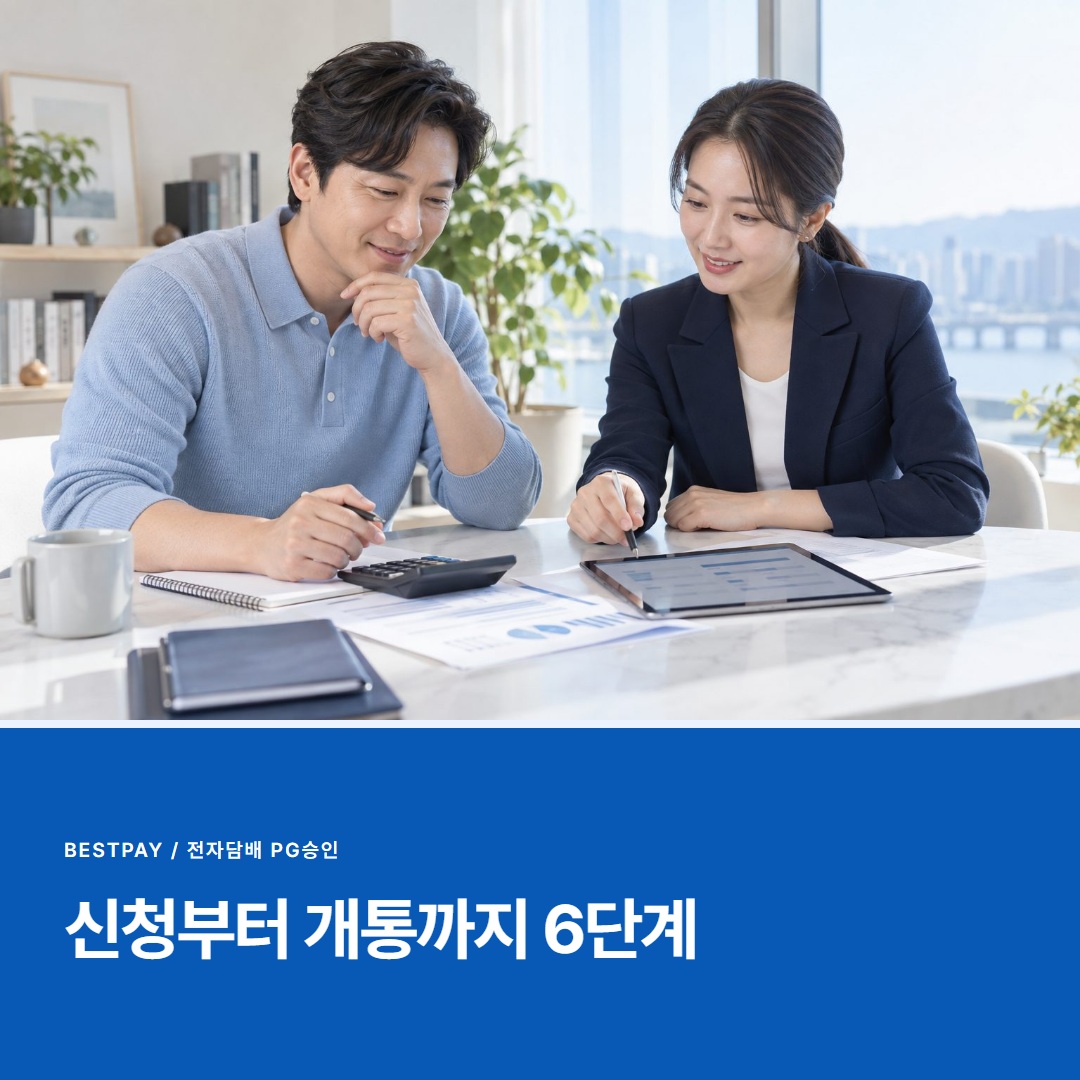 신청부터 개통까지 6단계 — 승인 절차